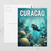 Curaçao Briefkaart (Voorkant / Achterkant)