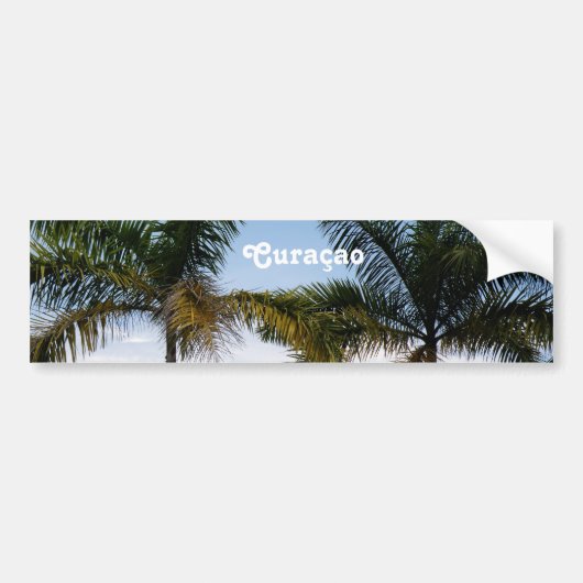 Curaçao Bumpersticker (Voorkant)