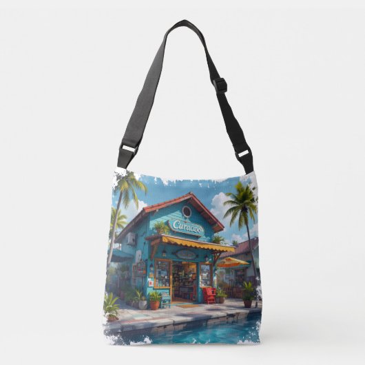 Curaçao cadeauwinkel crossbody tas (Voorkant)