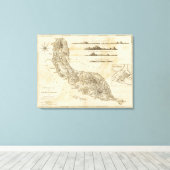 Curacao Canvas Afdruk (Insitu (Houten vloer))