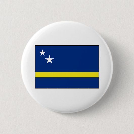 Curaçao - Curaja - vlag Ronde Button 5,7 Cm (Voorkant)