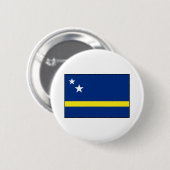 Curaçao - Curaja - vlag Ronde Button 5,7 Cm (Voorkant /achterkant)
