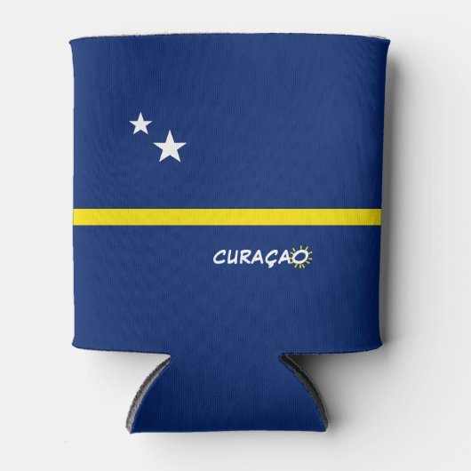 Curaçao Flag Blikjeskoeler (Voorkant)