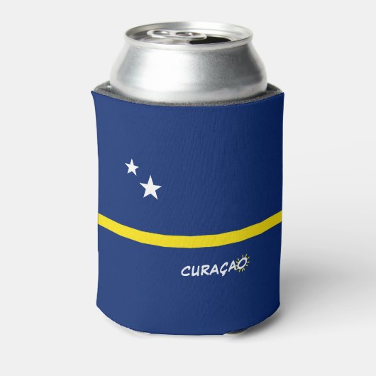 Curaçao Flag Blikjeskoeler (Blikje Achterkant)