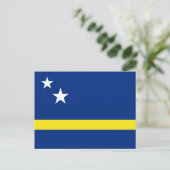 Curaçao Flag Briefkaart (Staand voorkant)