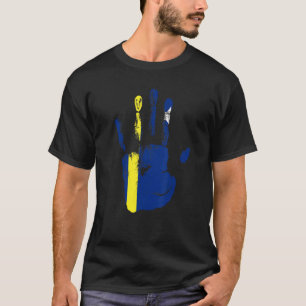 Curaçao Flag Hand Mannen Vrouwen Kind T-shirt