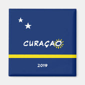 Curaçao Flag Magneet (Voorkant)