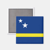Curaçao Flag Magnet (Voorkant / Achterkant)