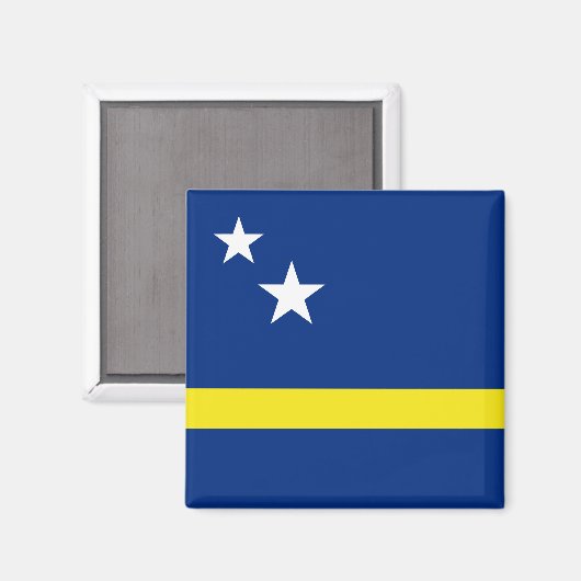 Curaçao Flag Magnet (Voorkant / Achterkant)