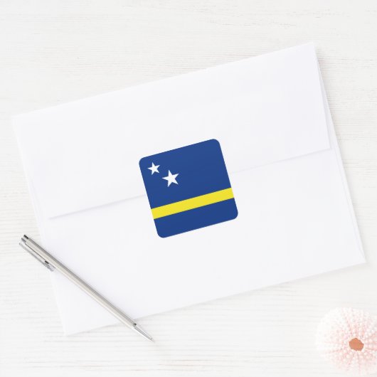 Curaçao Flag Sticker (Envelop)