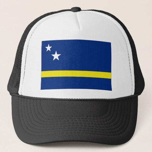 Curaçao Flag Trucker Pet (Voorkant)