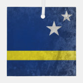 Curacao Glas Ornament (Achterkant)