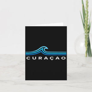 Curacao Golven Vintage Mannen Vrouwen Meisjes Jong Kaart