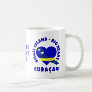 CURAÇAO Groot Hart Fun Maatwerk 2026 Voetbal Koffiemok