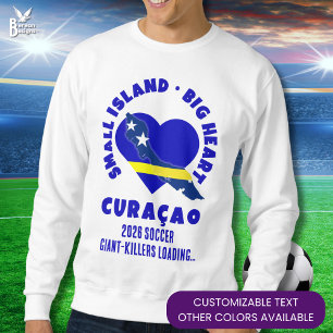 CURAÇAO Groot Hart Fun Maatwerk 2026 Voetbal Trui