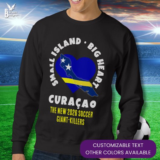 CURAÇAO Groot Hart Fun Maatwerk 2026 Voetbal Trui