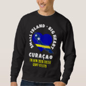 CURAÇAO Groot Hart Fun Maatwerk 2026 Voetbal Trui (Voorkant)