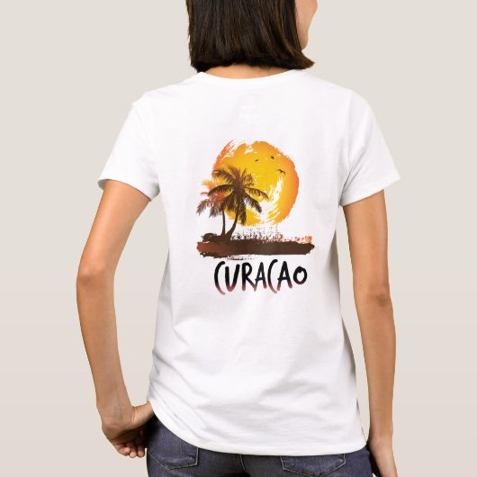 Curaçao-grunge T-shirt (Achterkant)