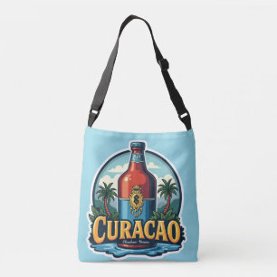 curacao in het blauw crossbody tas