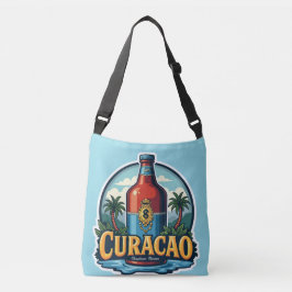 curacao in het blauw crossbody tas