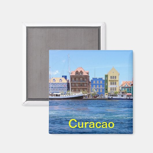 Curacao koelkastmagneet magneet (Voorkant / Achterkant)