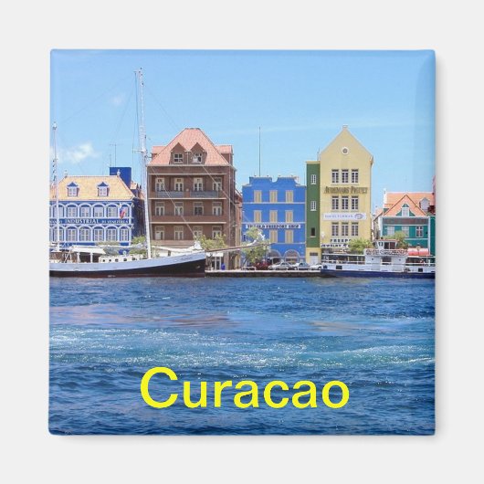 Curacao koelkastmagneet magneet (Voorkant)