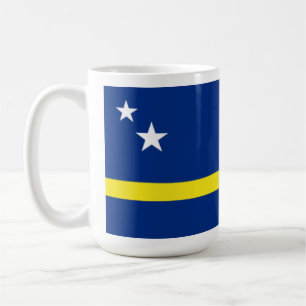 Curaçao Land Vakantie Vlag Nationaal Patriotisch Koffiemok