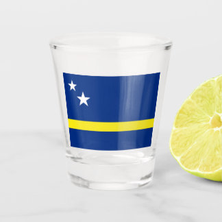 Curaçao Land Vakantie Vlag Nationaal Patriotisch Shot Glas
