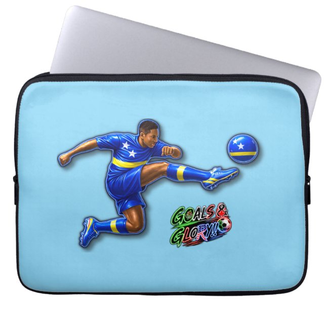 Curaçao  laptop sleeve (Voorkant)
