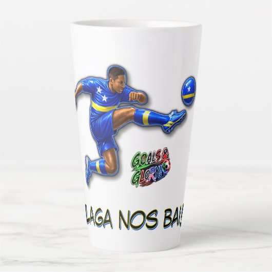 Curaçao Let's Go Latte Mok (Voorkant)