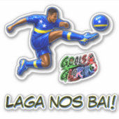 Curaçao Let's Go Sticker (Voorkant)