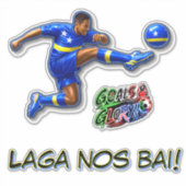 Curaçao Let's Go Sticker (Voorkant)