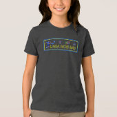 Curaçao Let's Go Tri-Blend Shirt (Voorkant)