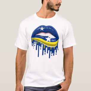 Curaçao Lippen Vlag T-shirt