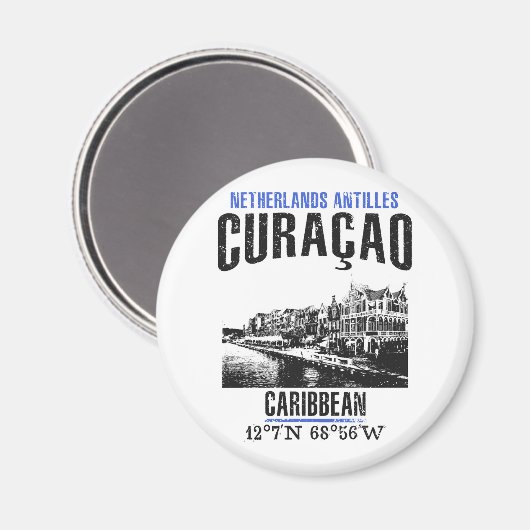 Curaçao Magneet (Voorkant / Achterkant)