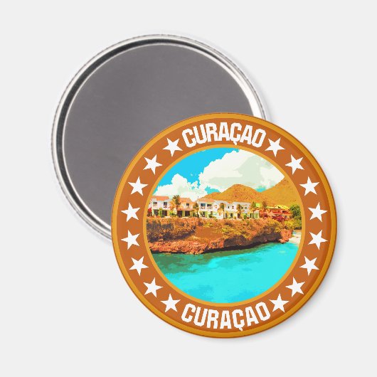 Curaçao Magneet (Voorkant / Achterkant)