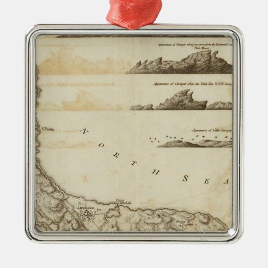 Curaçao Metalen Ornament (Voorkant)