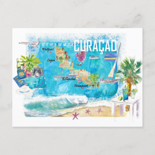 Curaçao Nederlands Antilles Caraïben Briefkaart