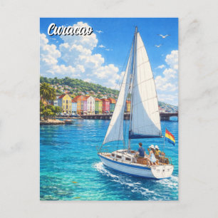 Curaçao Nederlands Caribisch gebied Briefkaart