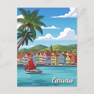 Curaçao Nederlands Caribisch gebied Briefkaart