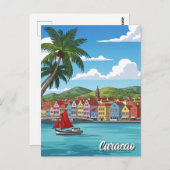 Curaçao Nederlands Caribisch gebied Briefkaart (Voorkant / Achterkant)