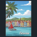 Curaçao Nederlands Caribisch gebied Magneet<br><div class="desc">Curaçao is een bruisende eilandstaat in het zuidelijk Caribisch Zee, gelegen net voor de kust van Venezuela en een deel van het Koninkrijk der Nederlanden. Bekend om zijn kleurrijke Nederlandse koloniale architectuur, is de hoofdstad van het eiland, Willemstad, een UNESCO-werelderfgoed met zijn beroemde Handelskade-waterkant, drijvende Queen Emma-brug en levendige districten...</div>