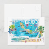 Curaçao Nederlandse Antillen Caribisch Eiland  Briefkaart (Voorkant / Achterkant)