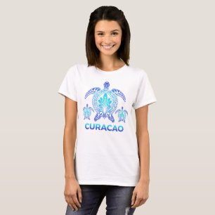  Curacao Ocean Blue Zee Turtle Souvenirs T-shirt
