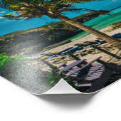 Curaçao, Playa Porto Marie Foto Afdruk (Hoek)