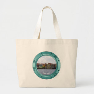 Curacao Porthole Grote Tote Bag