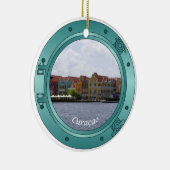 Curacao Porthole Keramisch Ornament (Rechts)