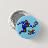 Curaçao Ronde Button 3,2 Cm (Voorkant /achterkant)