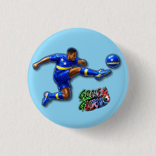 Curaçao Ronde Button 3,2 Cm