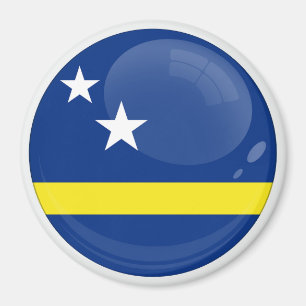 Curaçao Ronde pictogram vlag Magneet